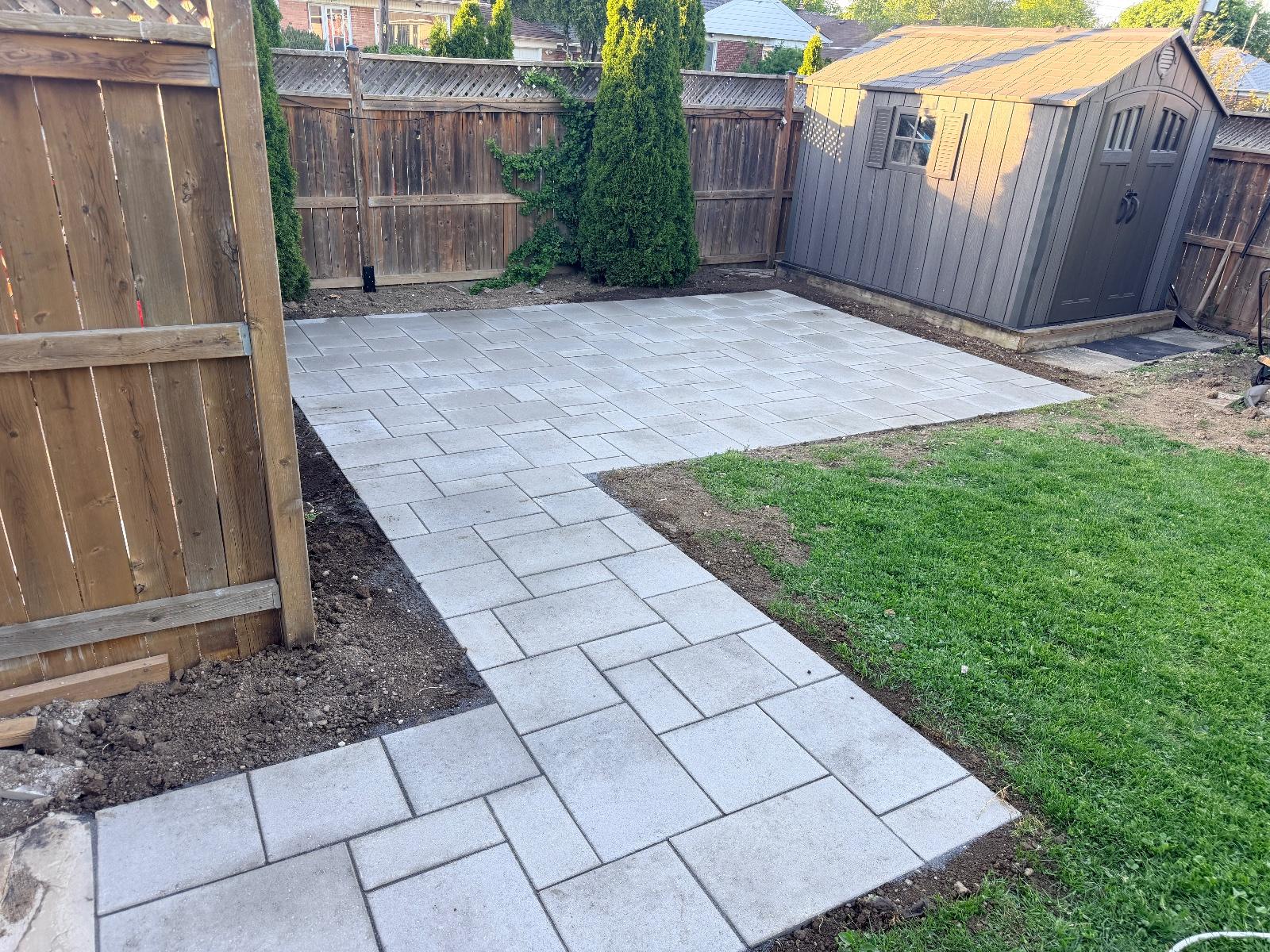 Walkways work by 365 Landscape