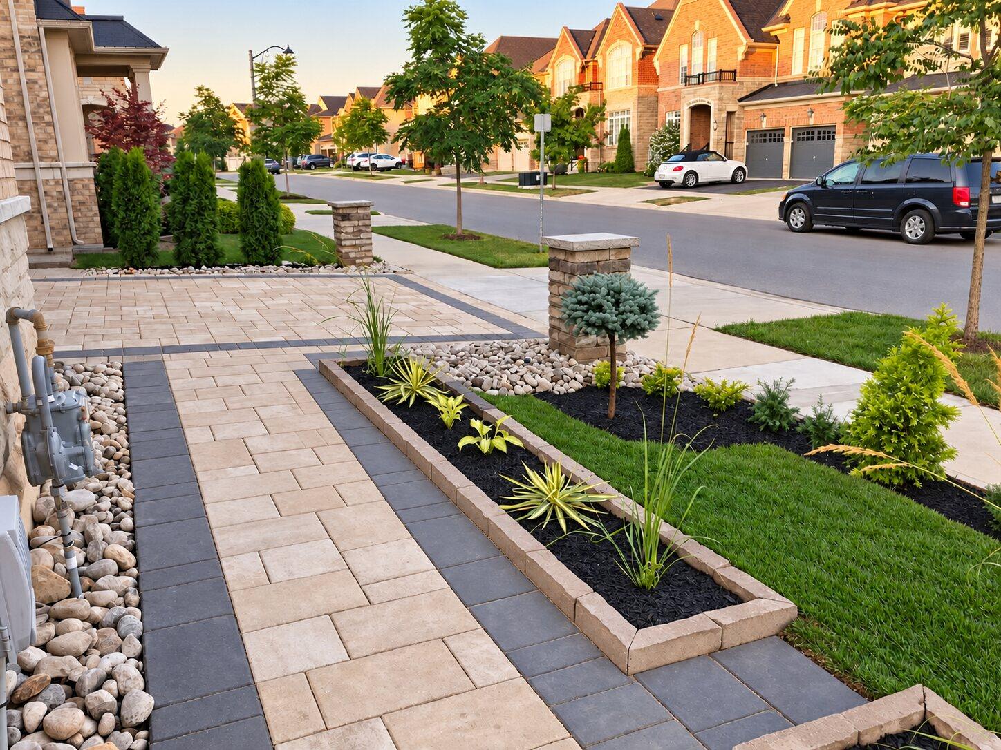 Walkways work by 365 Landscape