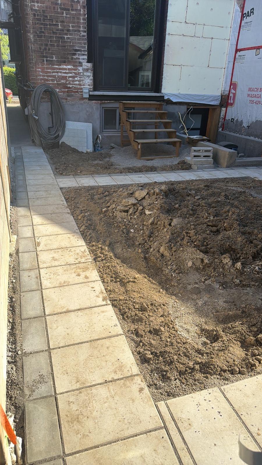Walkways work by 365 Landscape