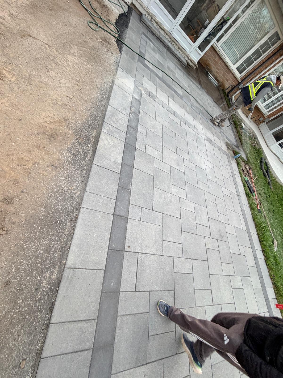 Walkways work by 365 Landscape