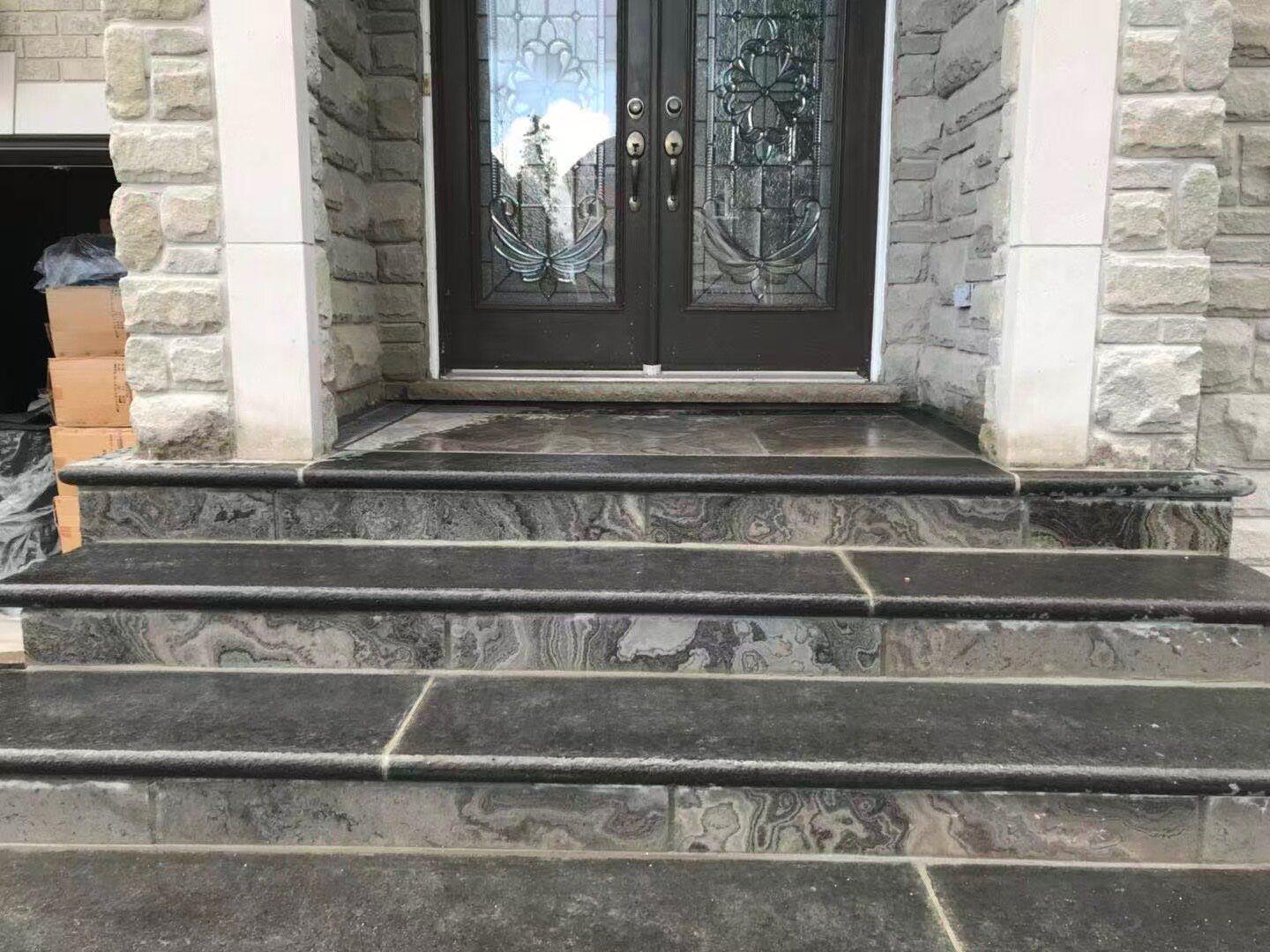 Steps & retaining walls work by 365 Landscape