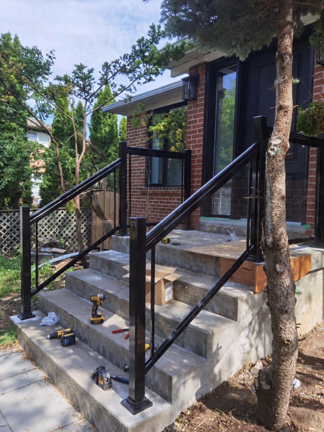 Steps & retaining walls work by 365 Landscape
