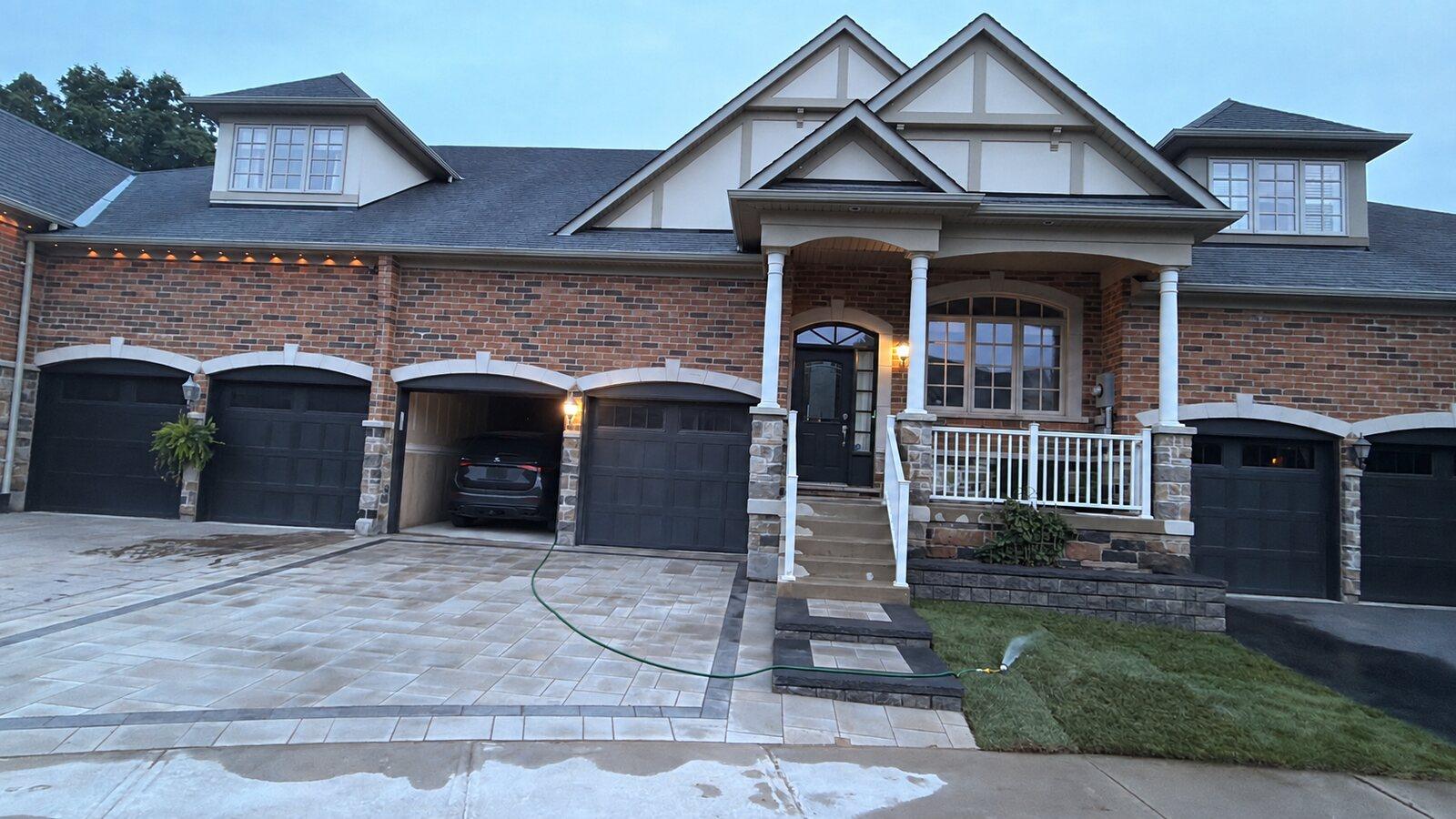 Steps & retaining walls work by 365 Landscape