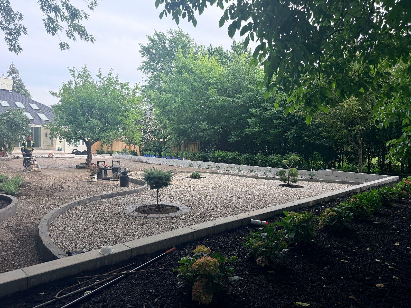 Garden design work by 365 Landscape