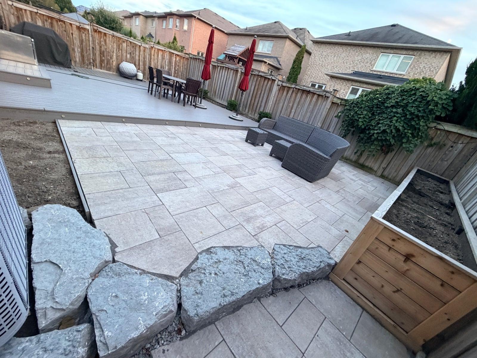 Patios work by 365 Landscape
